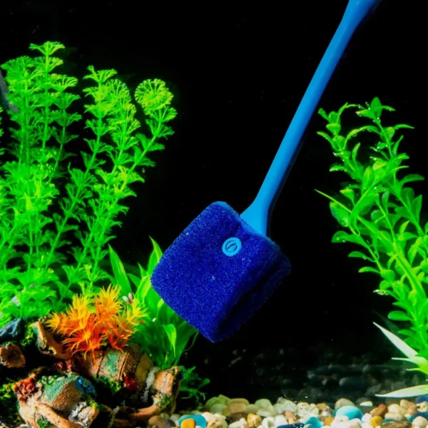 Aquarium Double Sided Sponge Cleaning Brush - Image 3